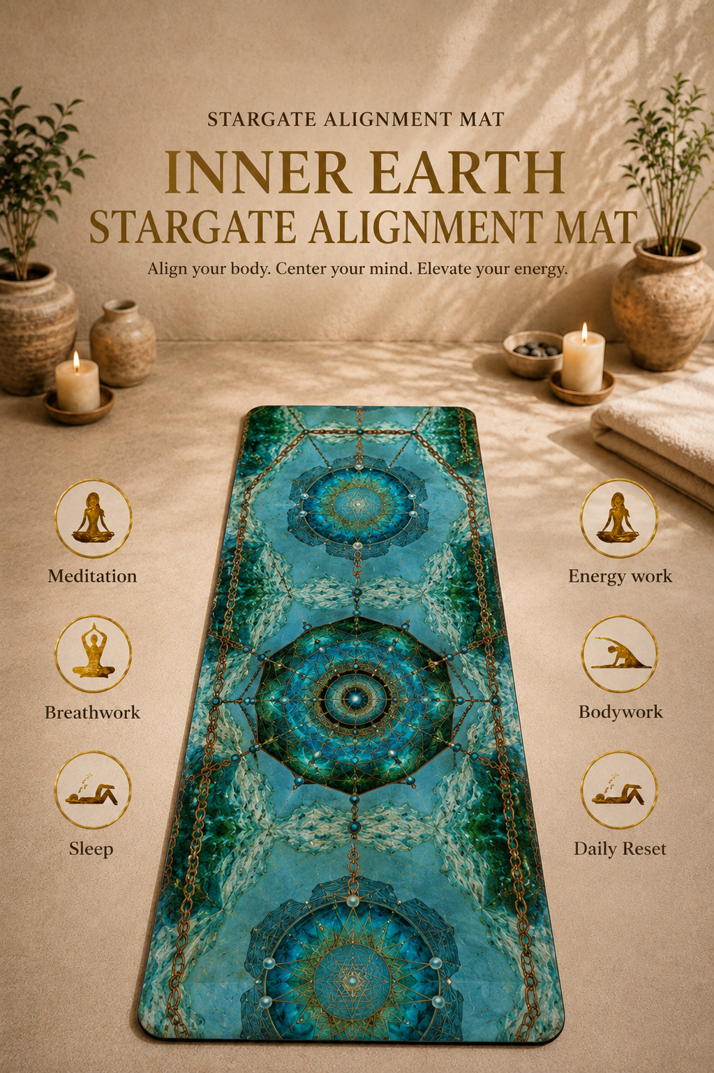 “ Inner Earth “ Stargate Alignment Mat