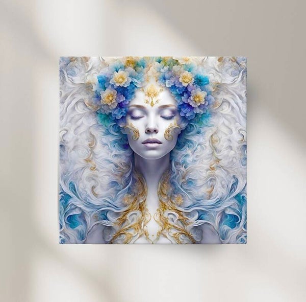 “The Mystics” Inner Outer Worlds Serie Canvas Print