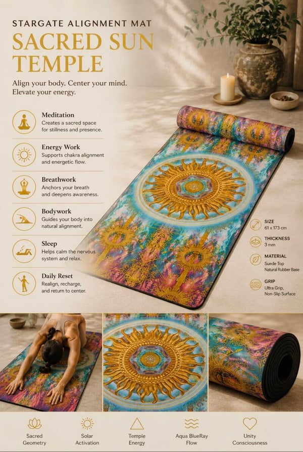 “ Sacred Sun Temple “ Stargate Alignment Mat