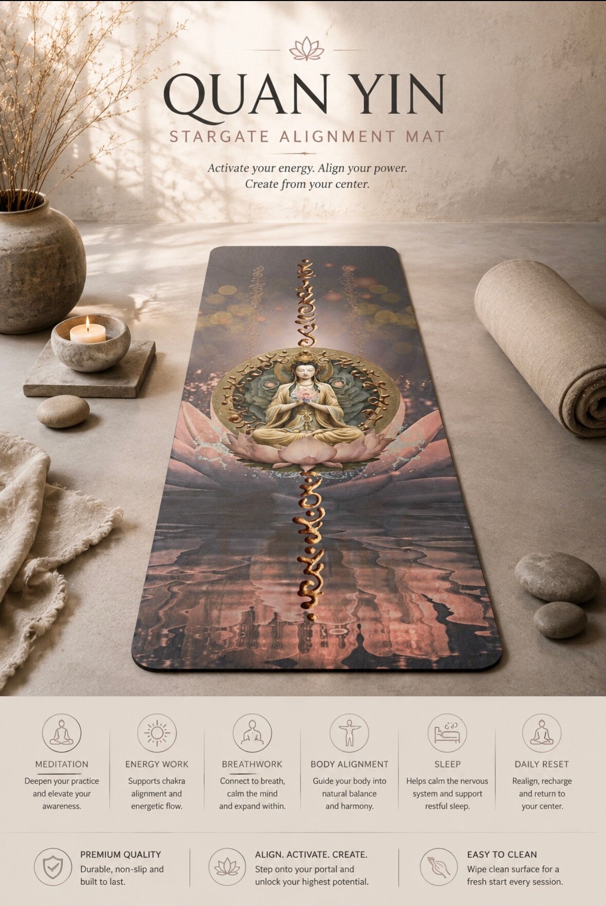 ''Quan Yin'' StarGate Alignment Mat
