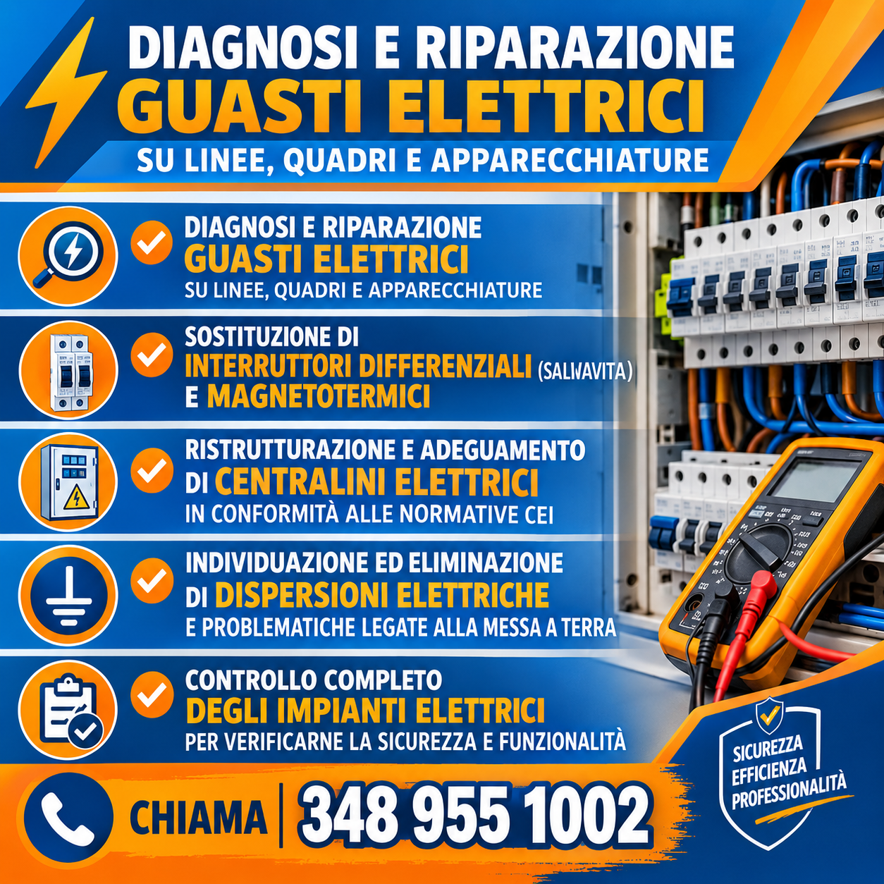 alt=elettricista Genova Riparazione elettriche