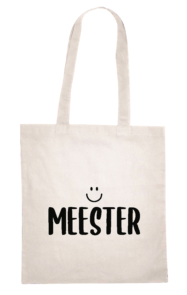 Canvas tas - Meester