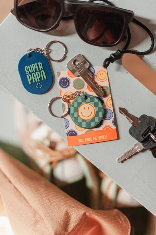 Sleutelhanger - Smiley