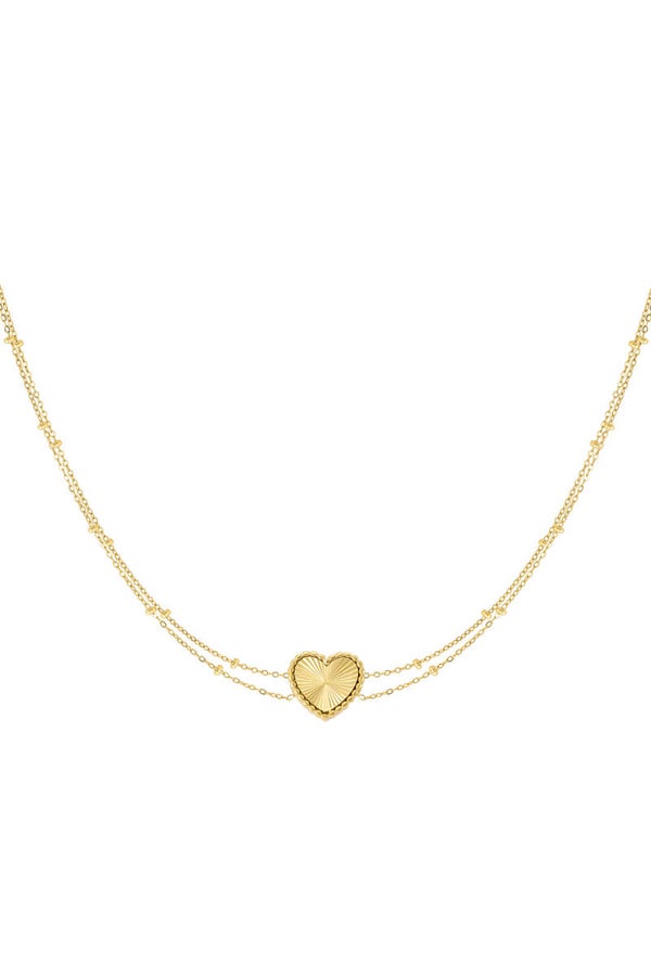 Ketting hart met bolletjes