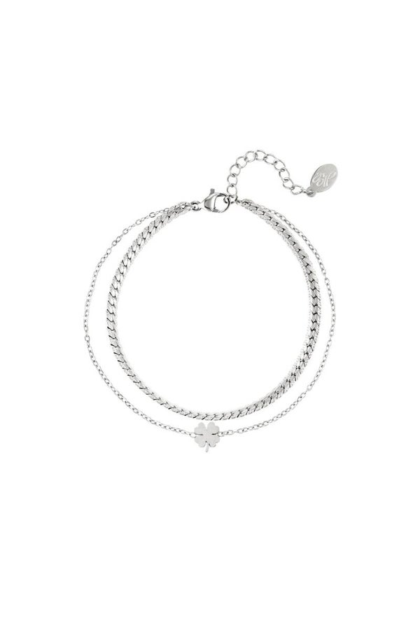 Meerlaagse roestvrijstalen armband Stainless Steel