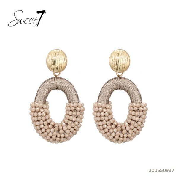Oorbellen goud beige