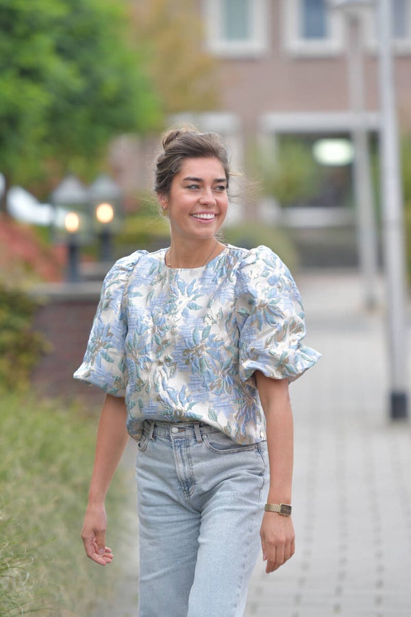 Sjieke top AMBIKA l Blauw