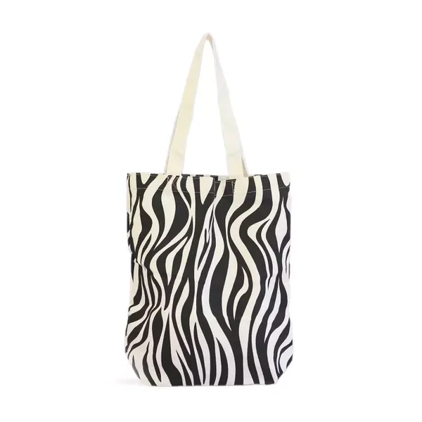 Canvas shopper medium - Zebra
