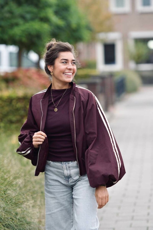 Bomber jas Burgundy