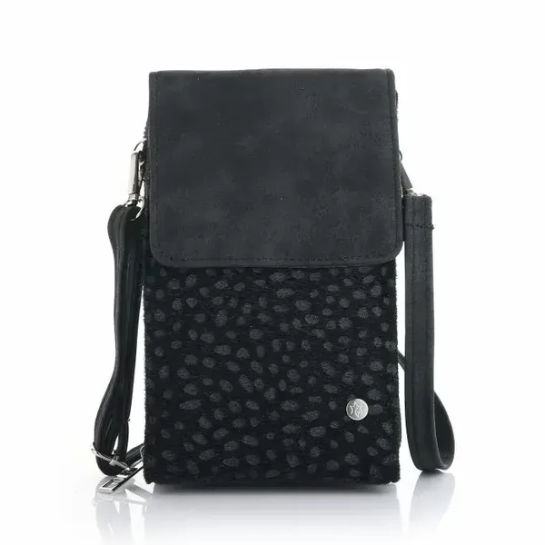 Portemonnee tasje met hengsel - Zwart panter