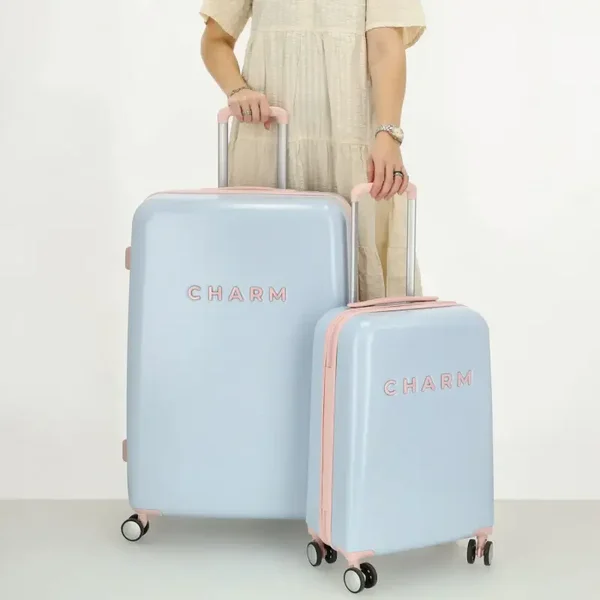 Charm London Capetown Koffer - Babyblauw