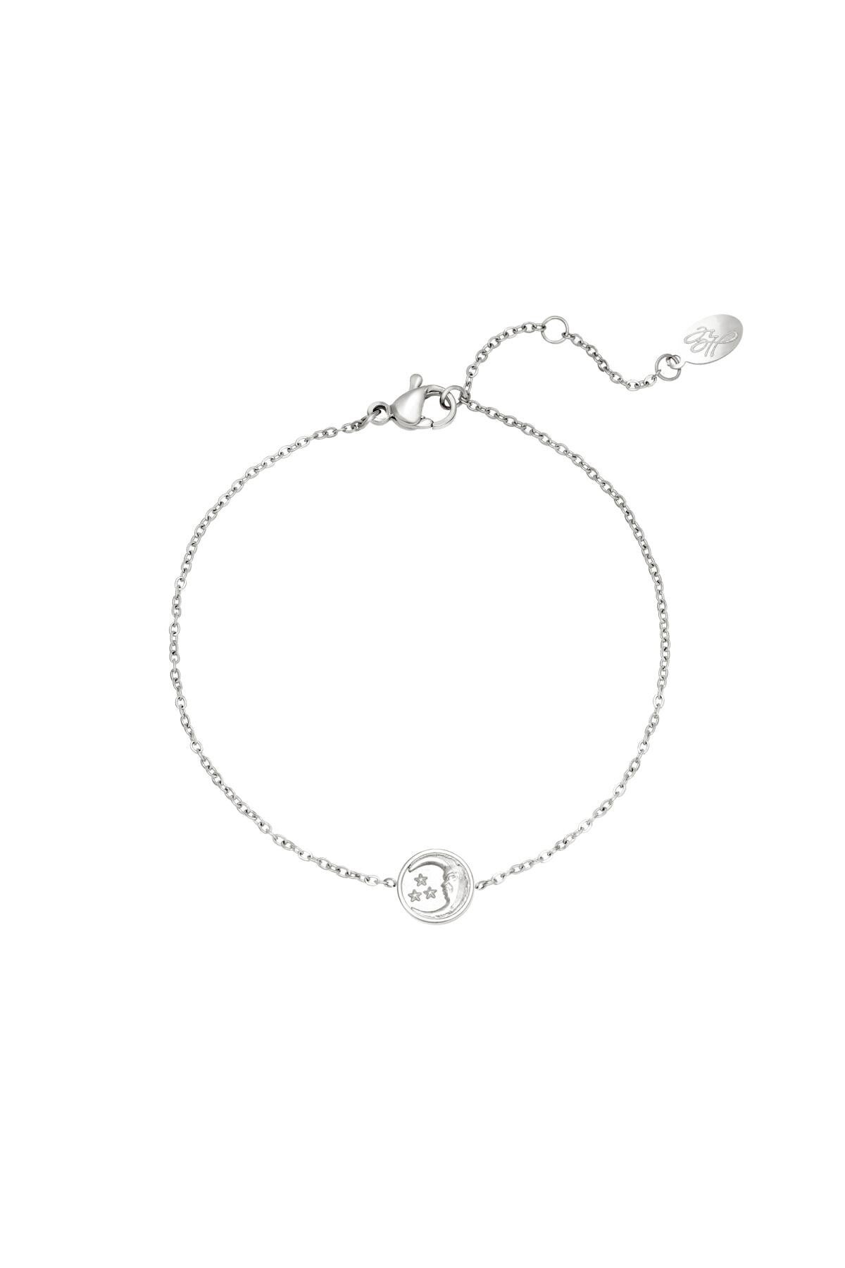 Armband Glowing Moon Zilver Stainless Steel