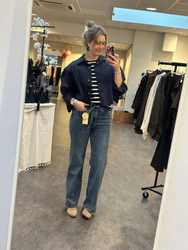 Jeans l Donkerblauw stretch