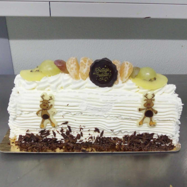 buche slagroom fruit
