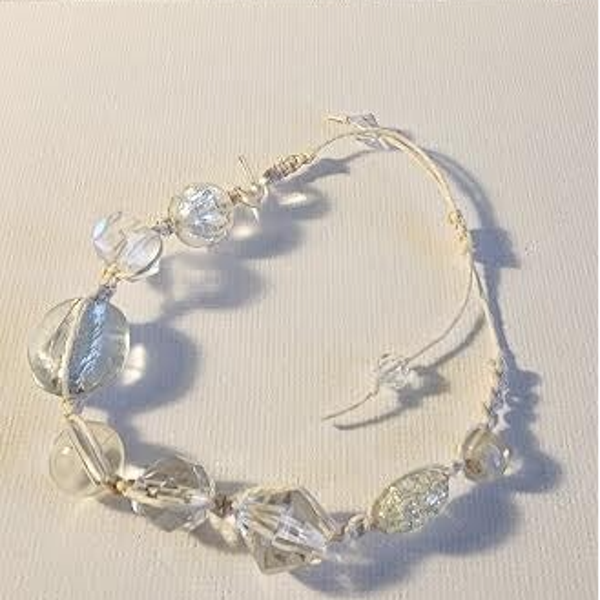 Clear bead bracelet