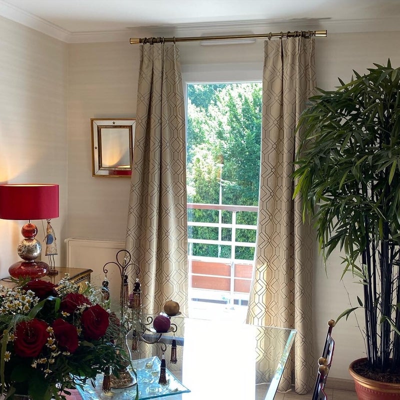 double rideaux-sur-mesure-sur tete-flamande-plis-simple-villefranque-