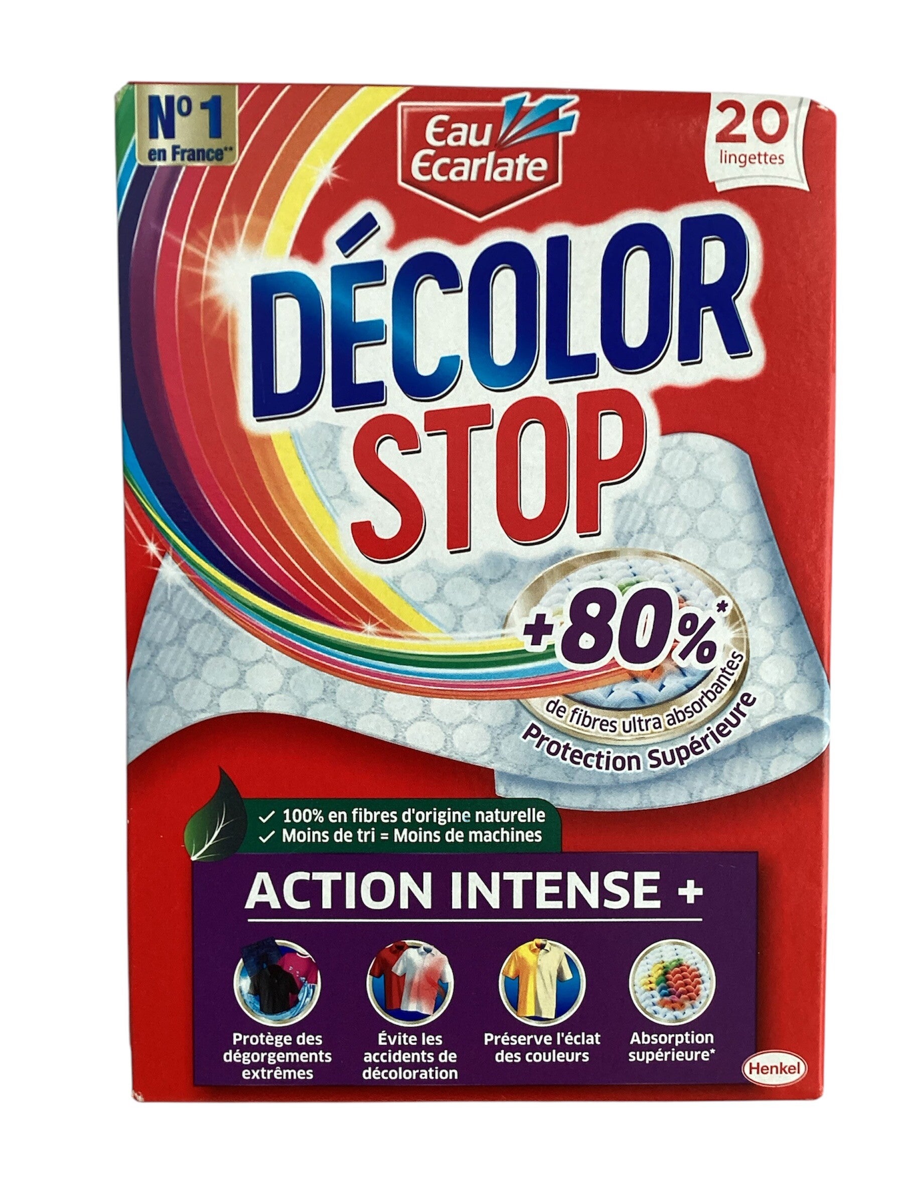 DECOLOR STOP ACTION INTENSE+ x20 Lingettes