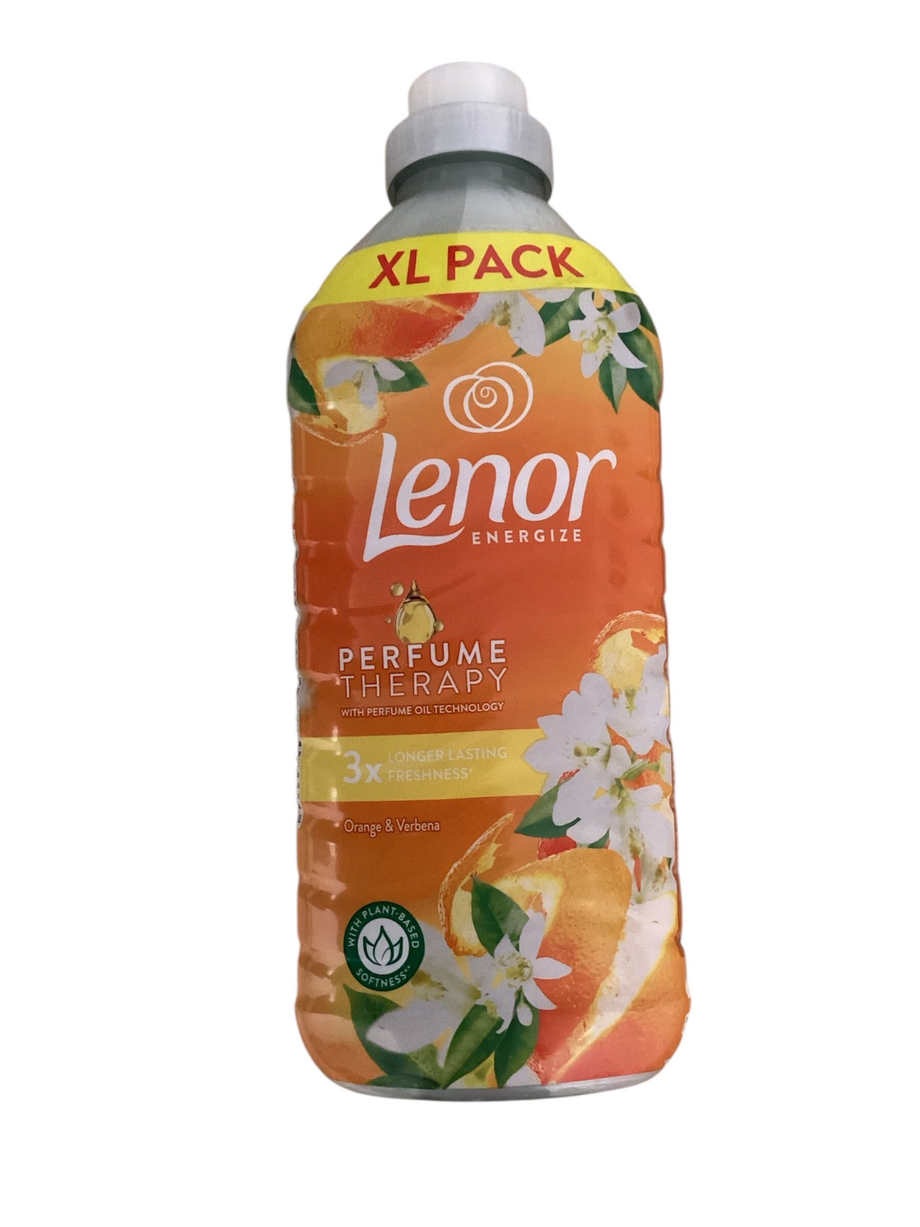 Adoucissant Lenor Energize Parfum - Thérapie Orange &Vervene - 1200ml - 48 Lavage - PACK XL