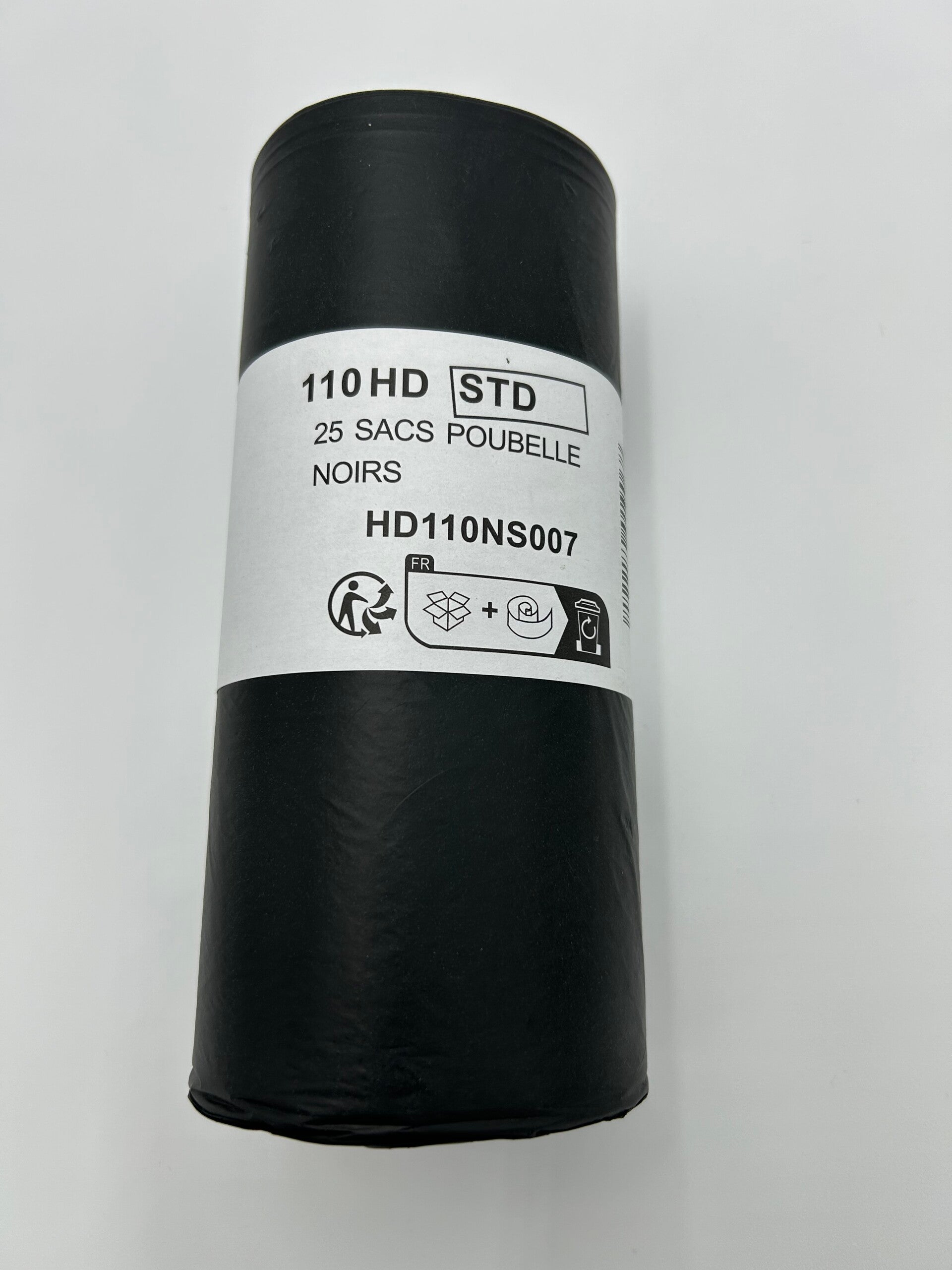 25 SACS -POUBELLES NOIRS DE 110L