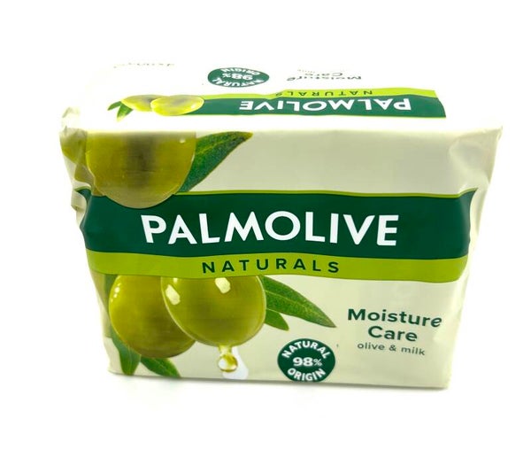 SAVON SOLIDE PALMOLIVE A L'HUILE D'OLIVE - PAIN  de 4x90g