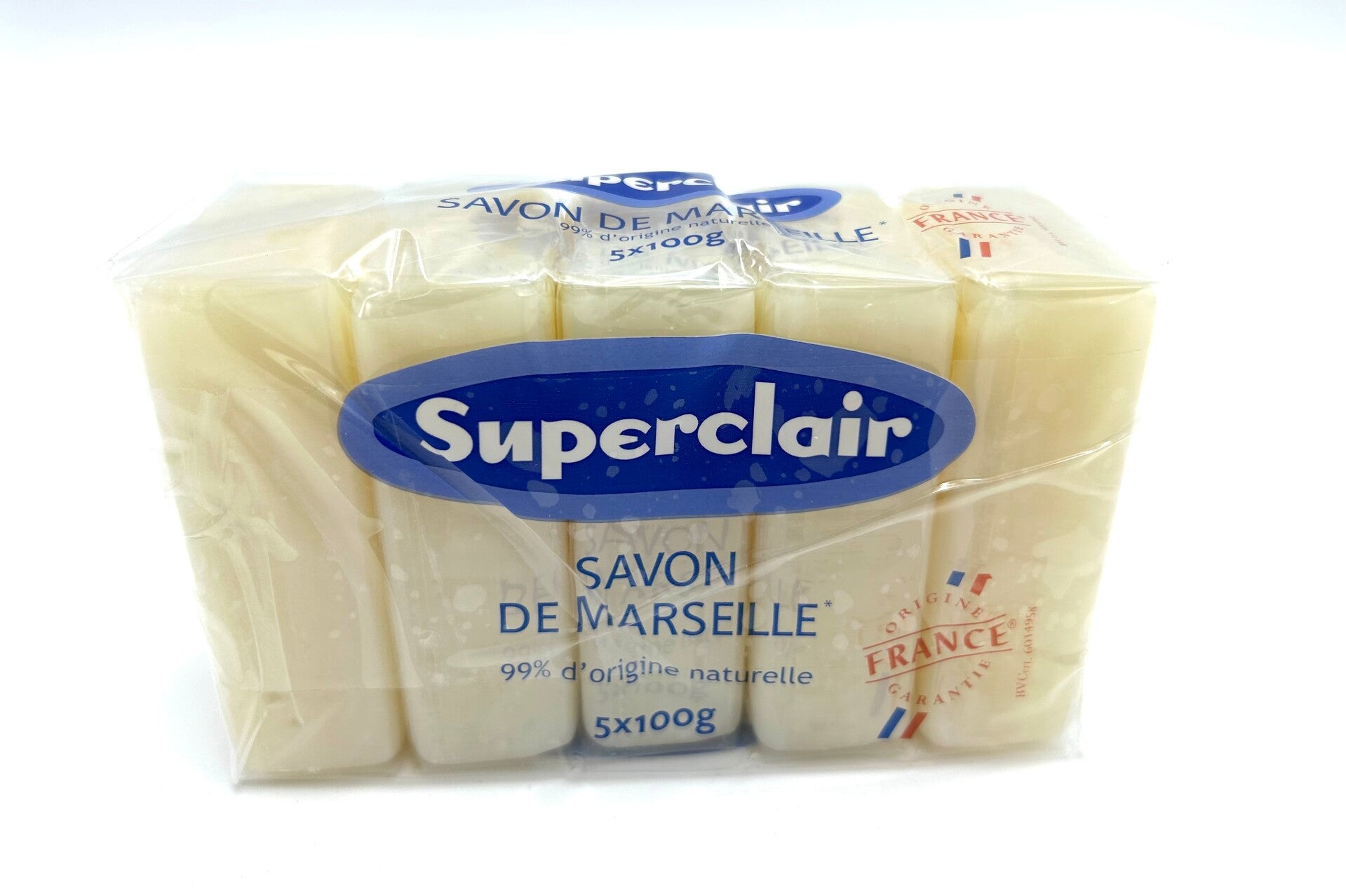 Superclair SAVON DE MARSEILLE 5x100g