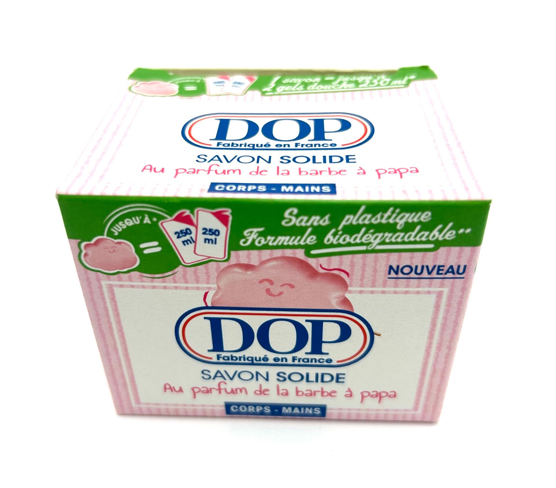 SAVON SOLIDE DOP AU PARFUM DE LA BARBE A PAPA 100g