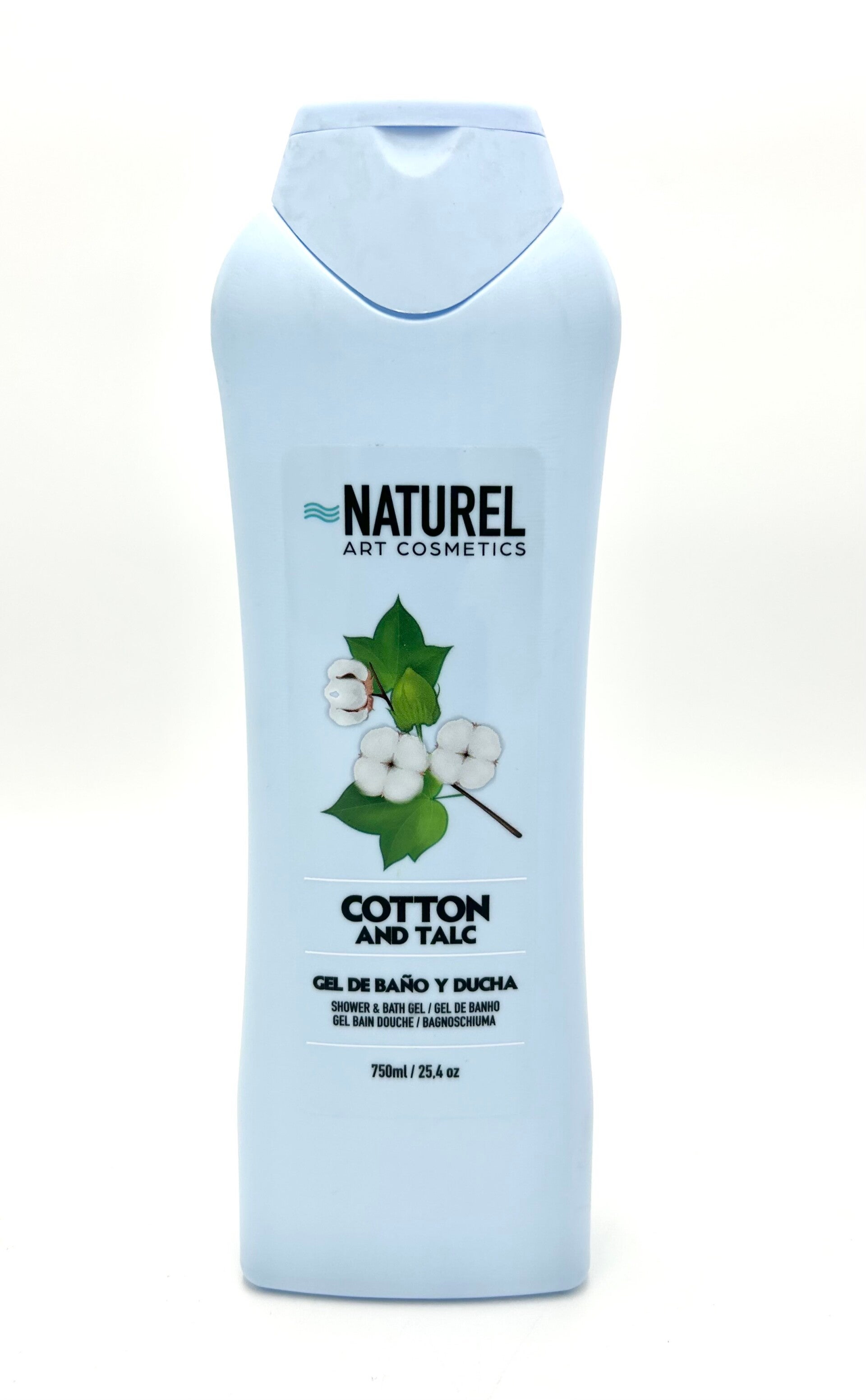 GEL DE  BAIN & DOUCHE COTTON AND TALC 750ml