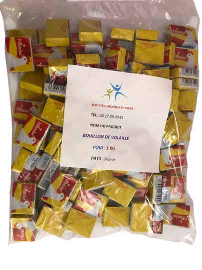 BOUILLON DE POULET EN CUBE DE 1Kg POUR 100 CUBES DE LA MARQUE PROMOLAC