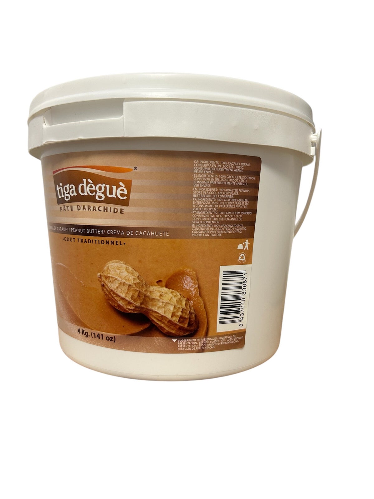 PÂTE D'ARACHIDE 4KG | GUMANEH ET FRERES TRANSPORTS
