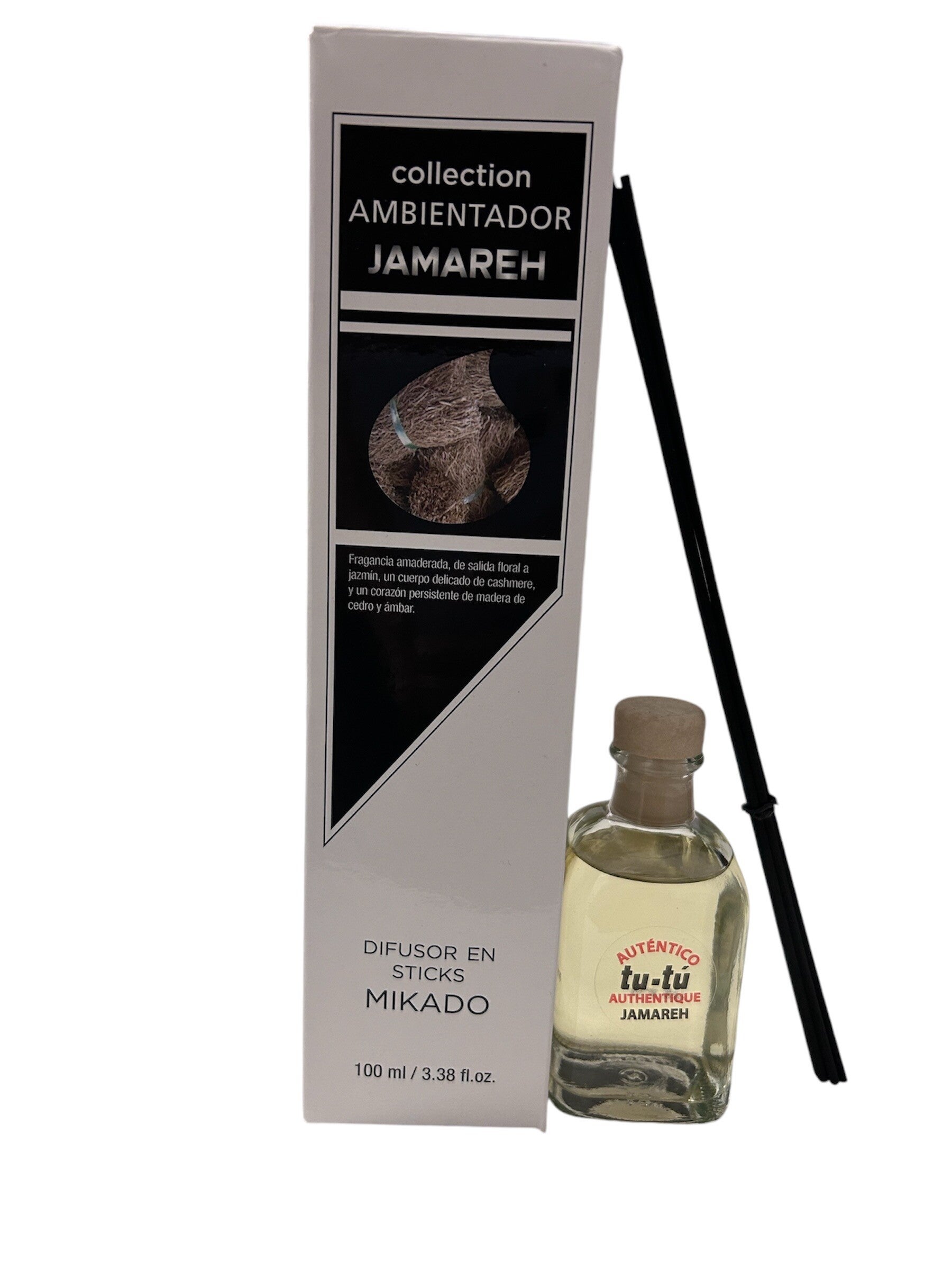 COLLECTION AMBIENTADOR JAMAREH(COLLECTION DESODORISANT JAMAREH DIFFUSEUR EN BÂTON MIKADO) 100ml