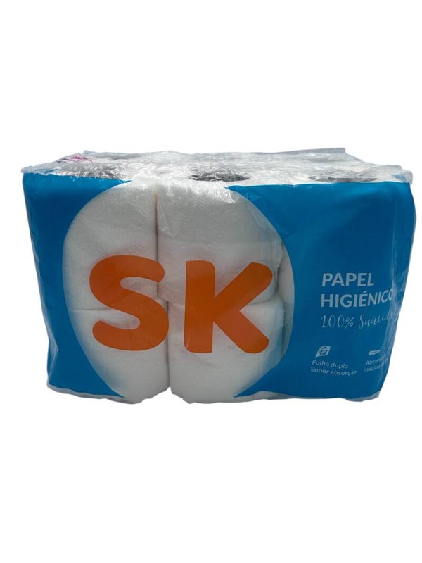 SK PAPIER HYGENIQUE 12 ROULEAUX DOUBLE EPAISSEUR