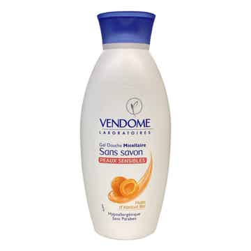 VENDOME Gel Douche Micellaire Sans SAVON à l'huile d'abricot Bio 400 ml