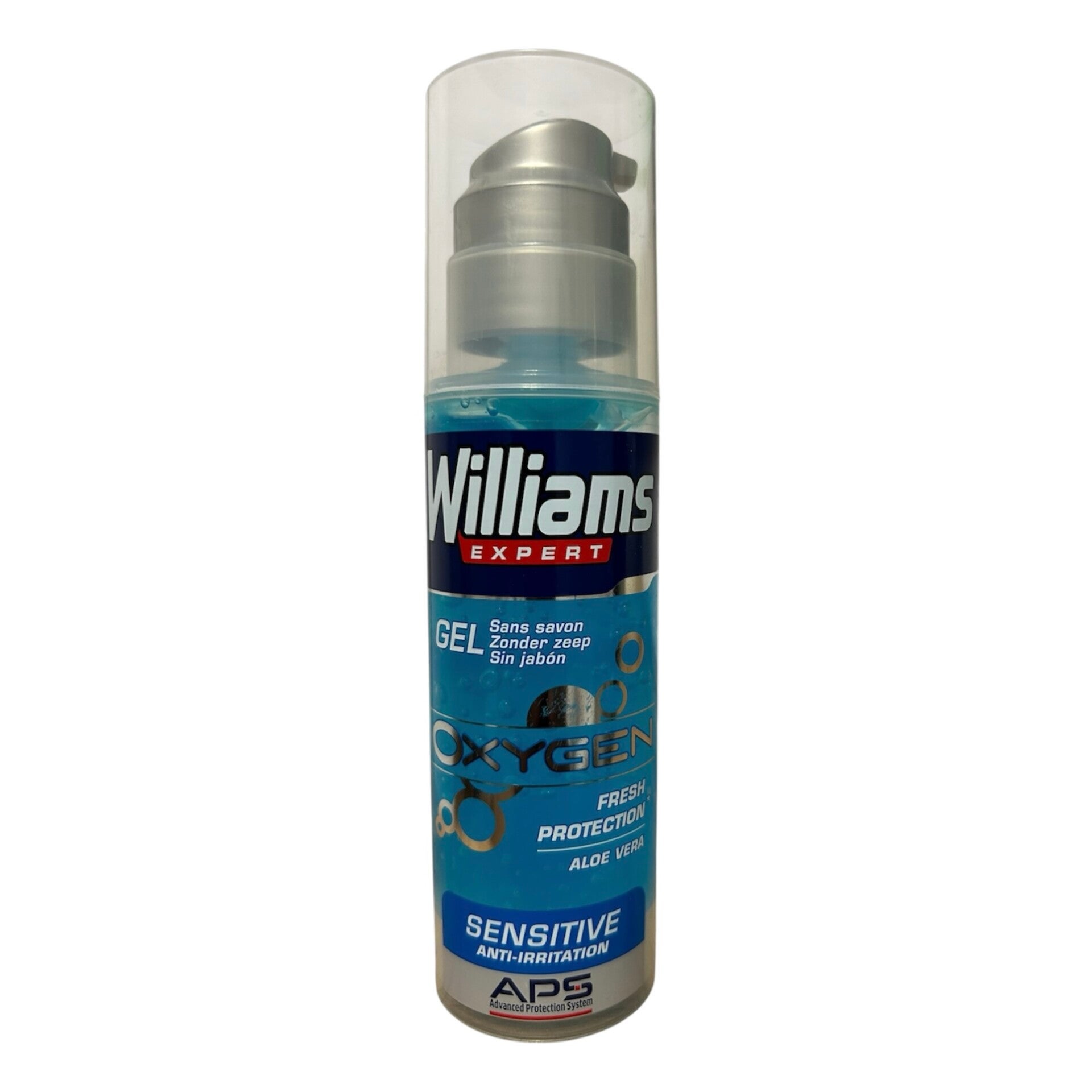 WILLIAMS EXPERT GEL OXYGEN SENSITIVE ANTI-IRRITATION 150ml