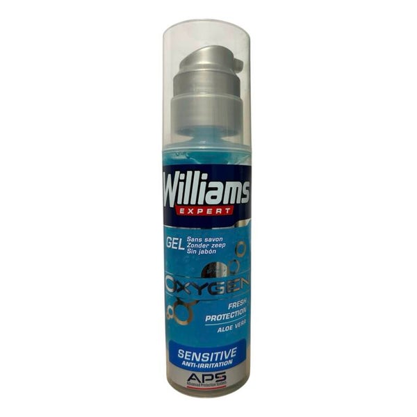 WILLIAMS EXPERT GEL OXYGEN SENSITIVE ANTI-IRRITATION 150ml