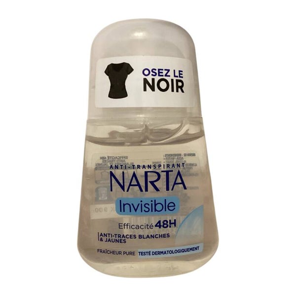 NARTA-Déodorant Invisible 0% Femme-Anti-Transpirant-50ml