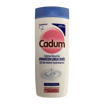 CADUM- Crème Douche- HYDRATATION LONGUE DUREE- 1/3 de Lotion Hydratante-400ml