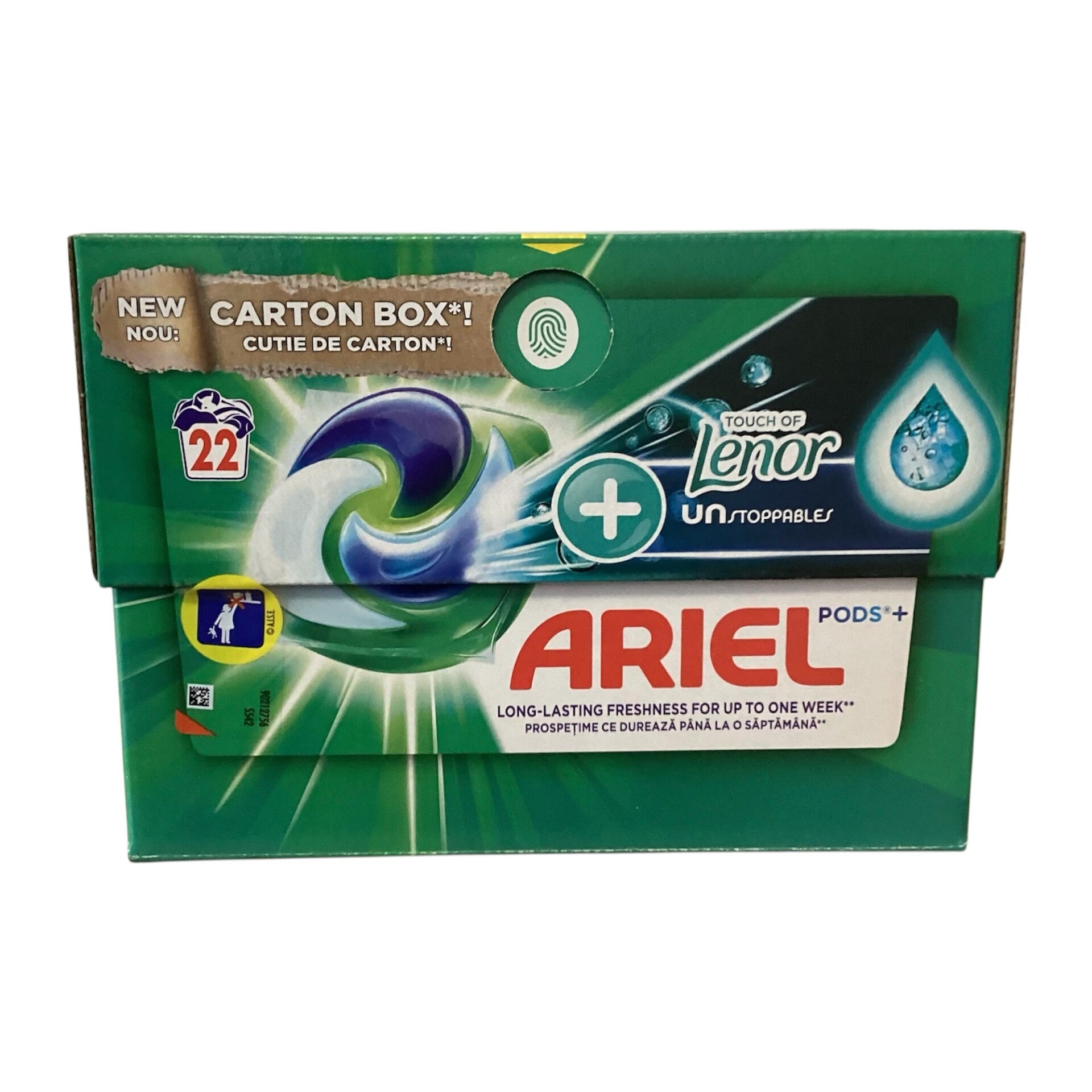 ARIEL-Lessive 22 capsules Lenor Unstoppables