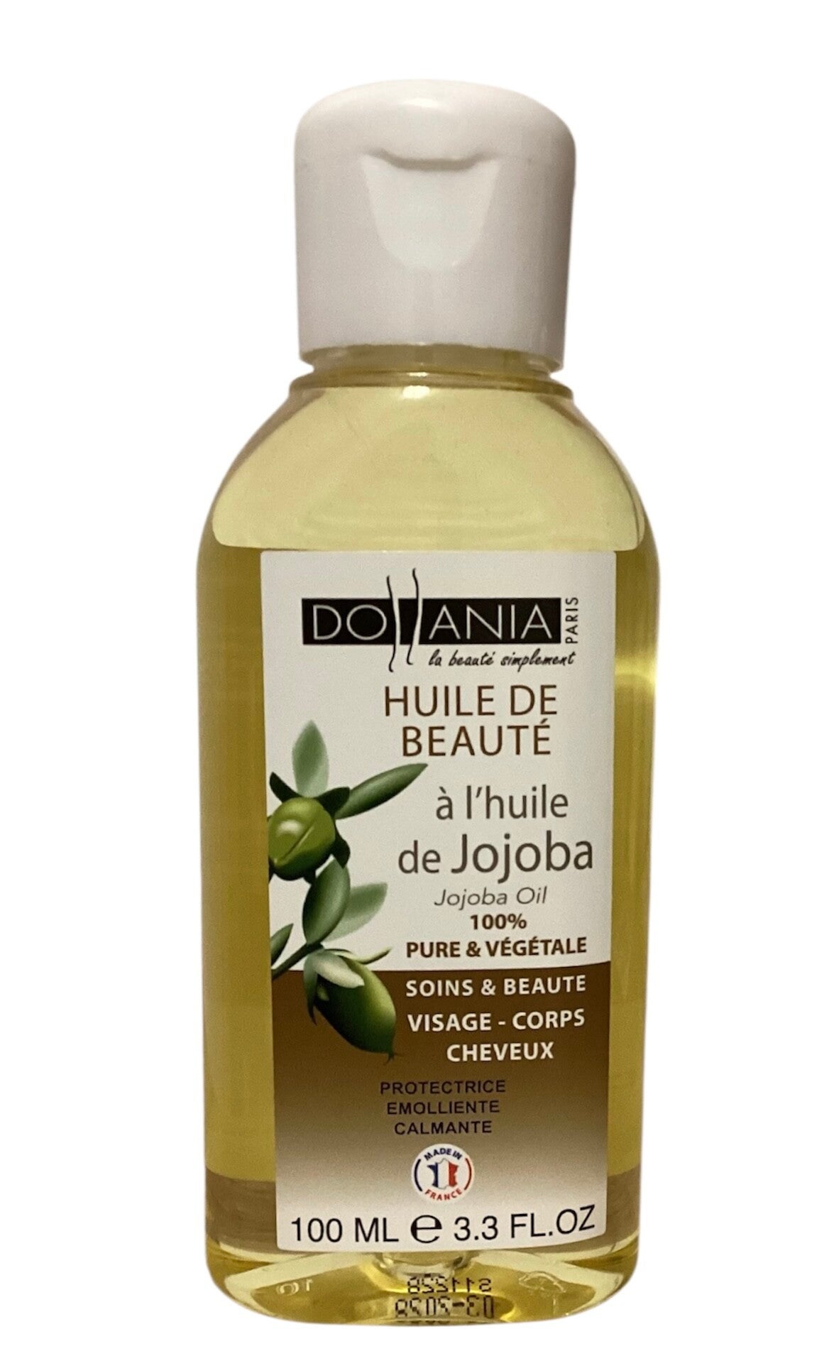 HUILE DE BEAUTE: (Visage, Corps et Cheveux)  à l'huile de JOJOBA 100% Pure & Végétale 100ml