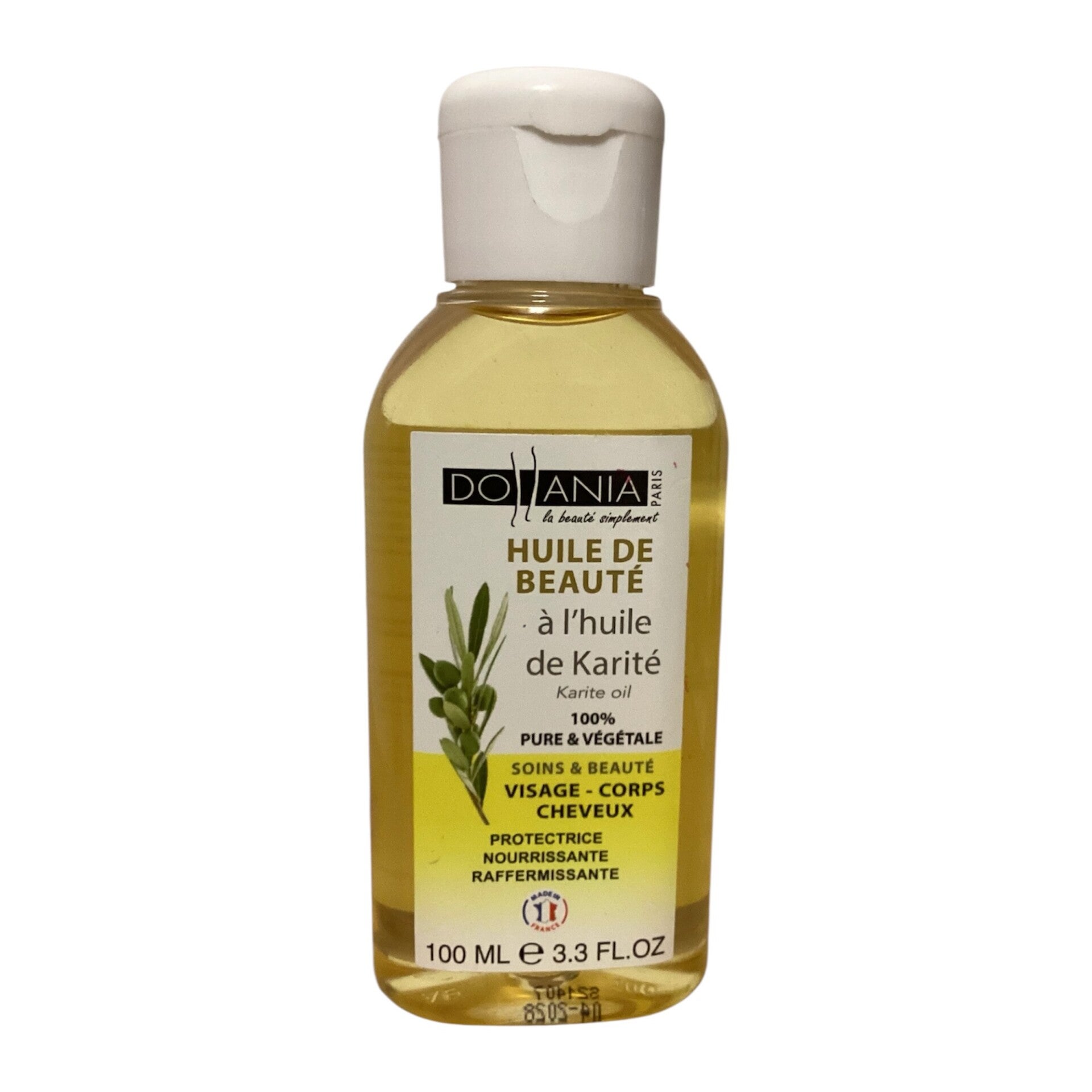 HUILE DE BEAUTE: à l'huile de Karité 100% pure & Végétale- VISAGE, CORPS & CHEVEUX- 100ml