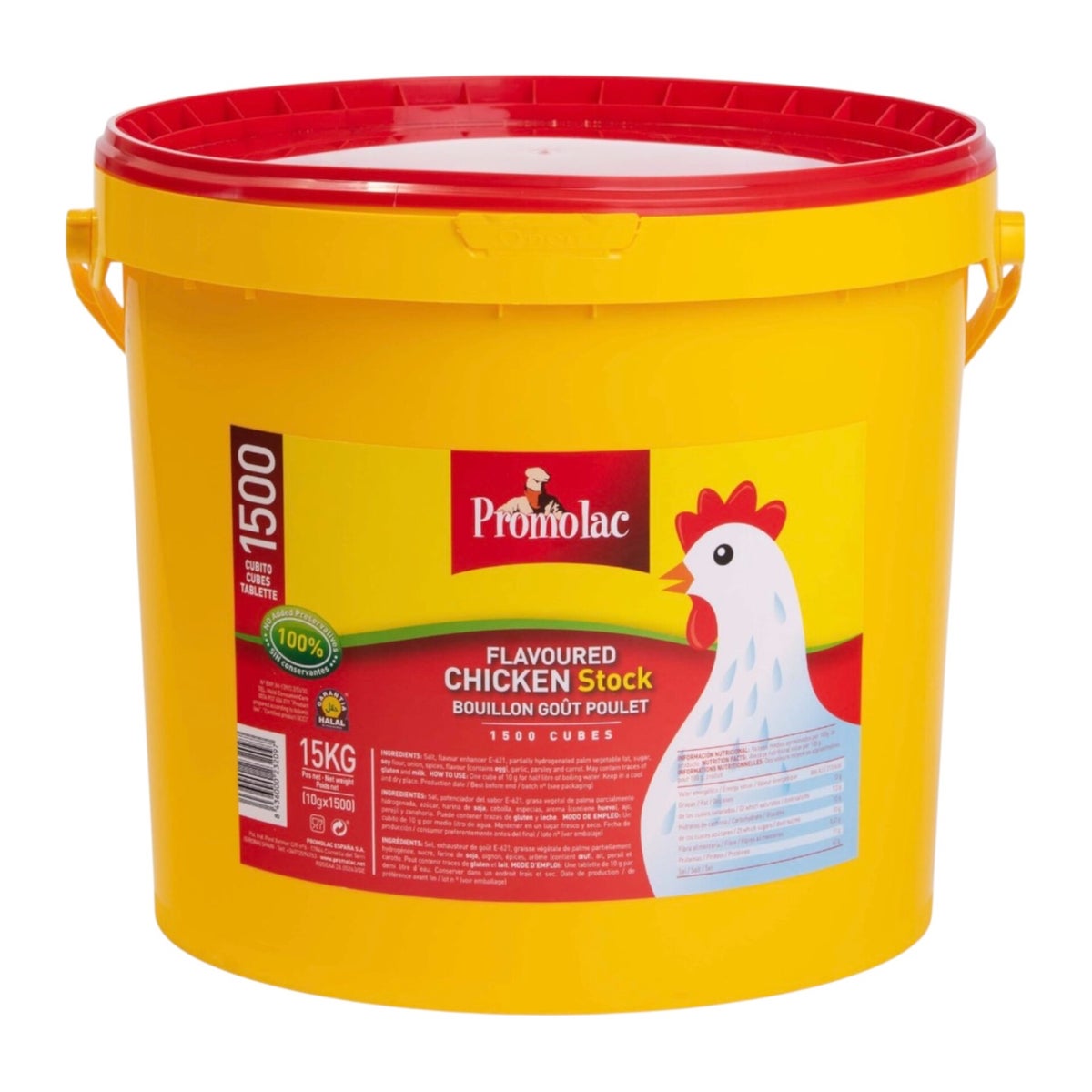 BOUILLON DE POULET EN CUBE DE 15Kg POUR 1500 CUBES DE LA MARQUE PROMOLAC | GUMANEH ET FRERES TRANSPORTS