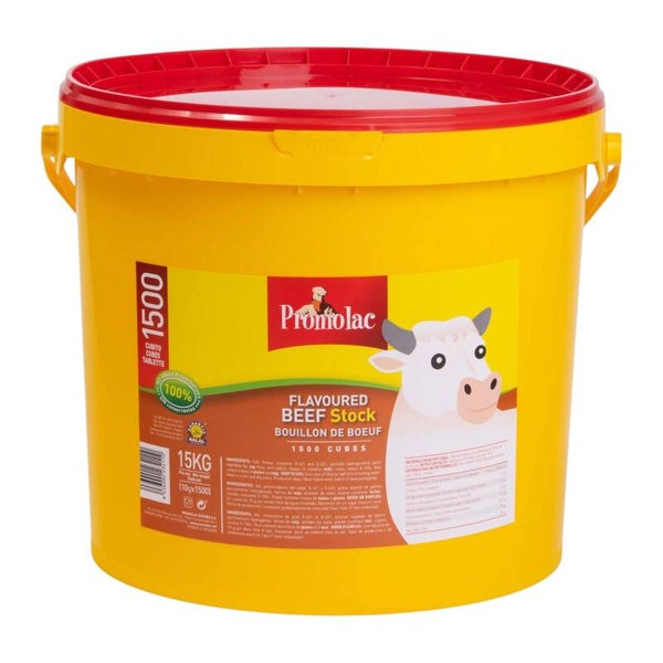 BOUILLON DE BOEUF EN CUBE DE 15Kg POUR 1500 CUBES DE LA MARQUE PROMOLAC