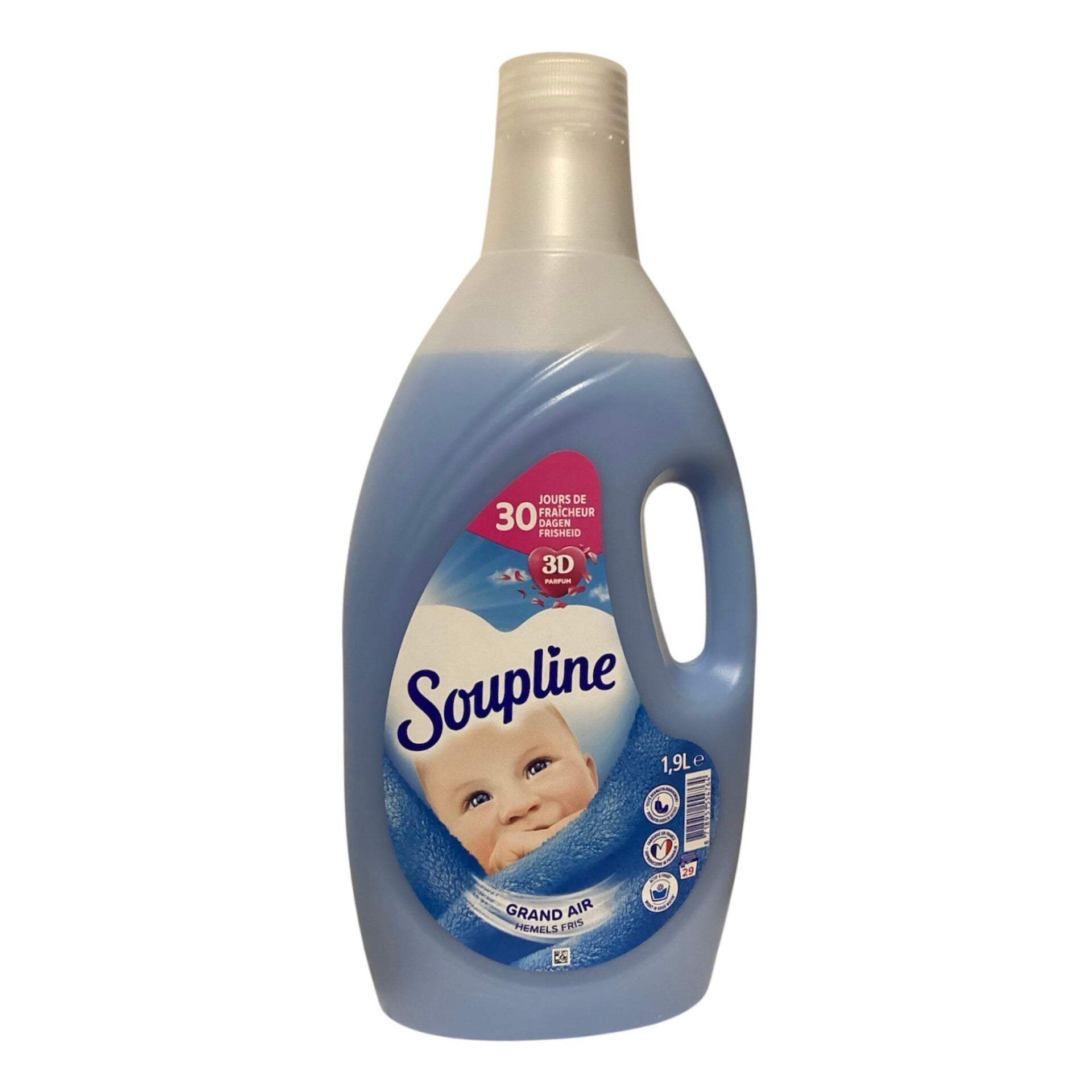 Adoucissant Soupline Dilué 3D Grand Air 1,9L