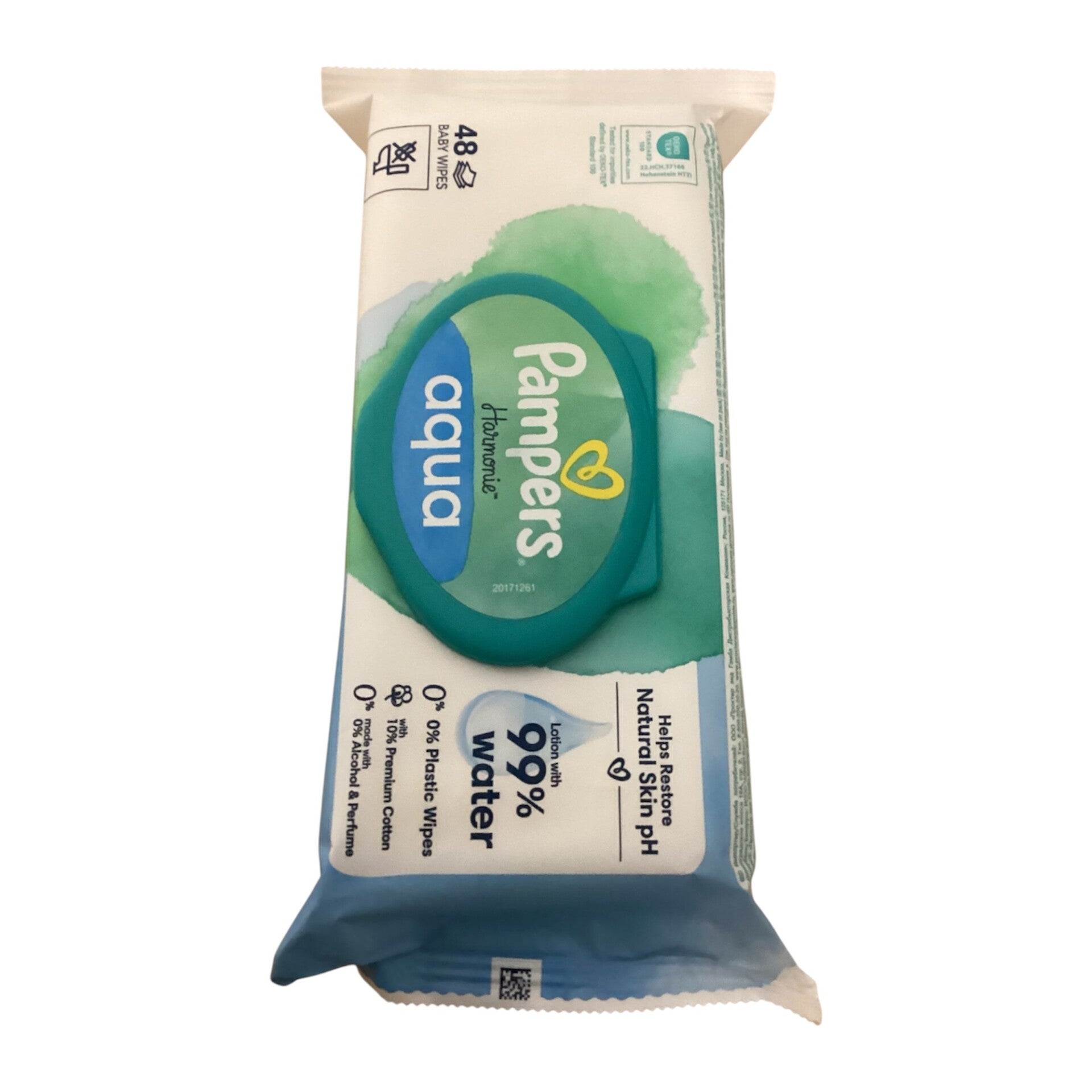 Pampers Lingettes bébé Aqua Harmonie 48 Unités