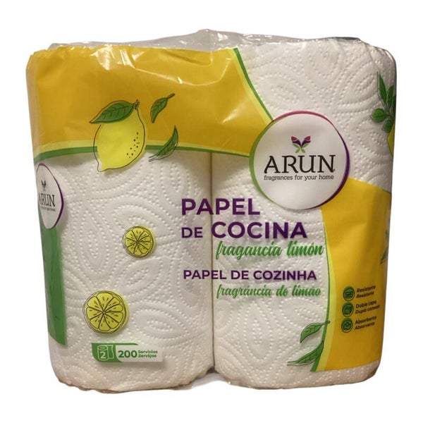 ARUN Papier de cuisine 2 Rouleaux 2 Couches