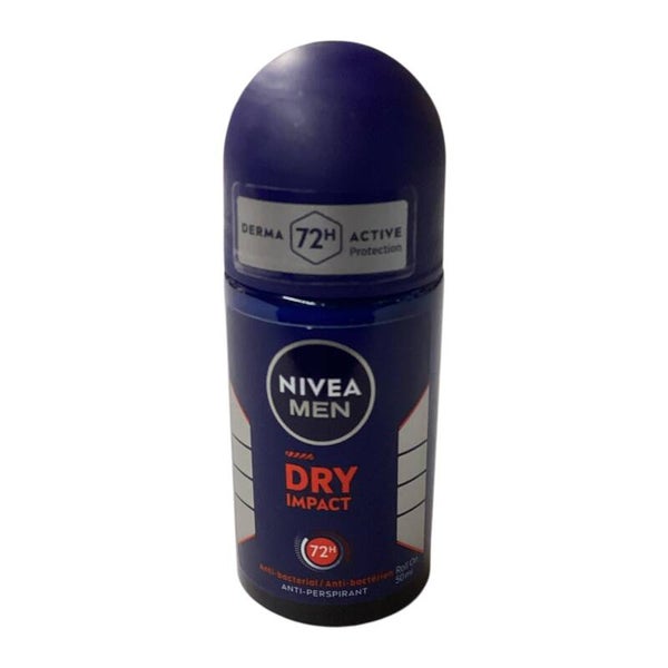 Déodorant bille homme Nivea Men DRY Impact Anti-Transpirant- 72h Derma-Active 50ml