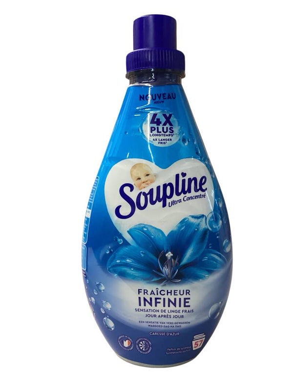 Soupline-Adoucissant Ultra Concentré Fraîcheur Infinie Caresse d'Azur 800ml