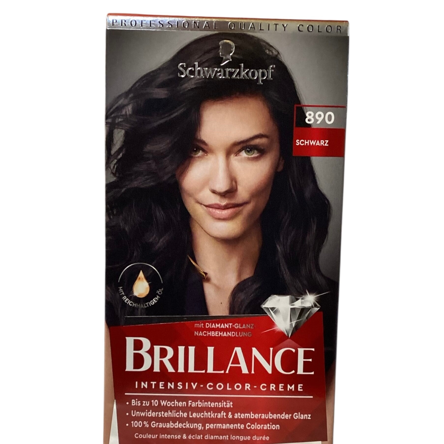 Schwarzkopf - Crème Colorante Intense BRILLANCE - 890 Noir