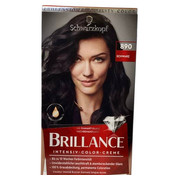 Schwarzkopf - Crème Colorante Intense BRILLANCE - 890 Noir
