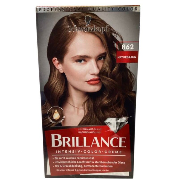 Schwarzkopf - Crème Colorante Intense BRILLANCE - 862 Châtain Clair