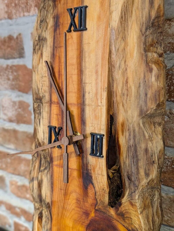 Yew Wall Clock